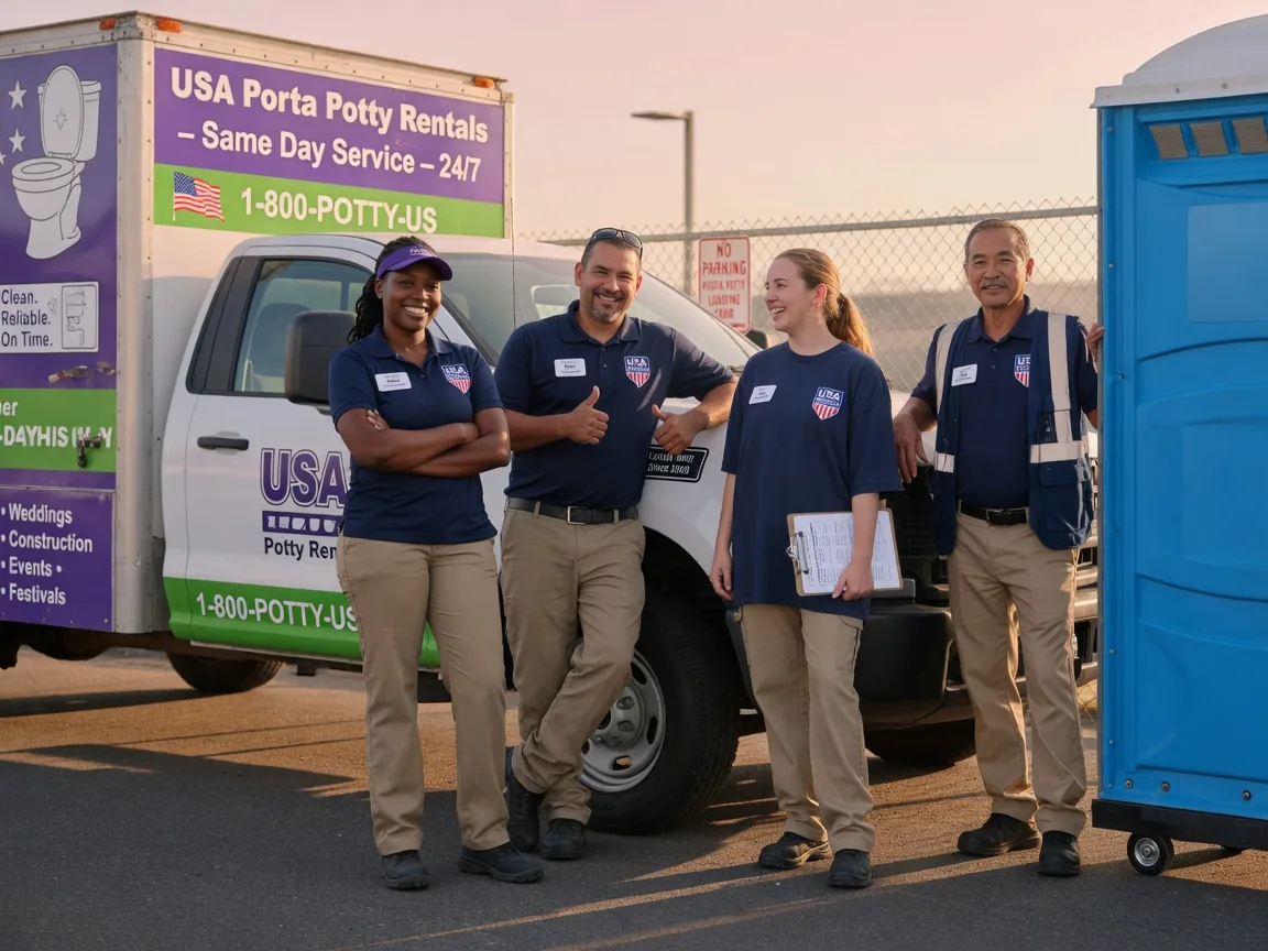 Porta Potty Rental company in Milledgeville, IL